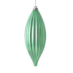Vickerman M183244S 8" Seafoam Green Shiny Line Finial 4/Bag