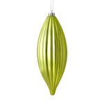 Vickerman M183254S 8" Celadon Shiny Line Finial Ornament Pack Of 4
