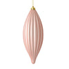 Vickerman M183258M 8" Rose Gold Matte Line Finial Ornament Pack Of 4