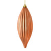 Vickerman M183258S 8" Rose Gold Shiny Line Finial Ornament Pack Of 4