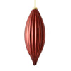 Vickerman M183265S 8" Burgundy Shiny Line Finial Ornament Pack Of 4