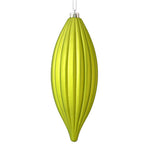 Vickerman M183273M 8" Lime Matte Line Finial Ornament Pack Of 4