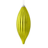 Vickerman M183273S 8" Lime Shiny Line Finial Ornament Pack Of 4