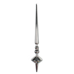 Vickerman M183307S 12" Silver Shiny Cupola Finial Ornament Pack Of 3