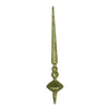 Vickerman M183314G 12" Olive Glitter Cupola Finial