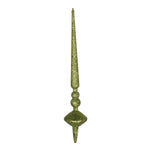 Vickerman M183314G 12" Olive Glitter Cupola Finial