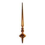 Vickerman M183318S 12" Burnished Orange Shiny Cupola Finial