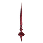 Vickerman M183319G 12" Wine Glitter Cupola Finial