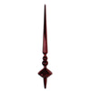 Vickerman M183319S 12" Wine Shiny Cupola Finial