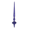 Vickerman M183322G 12" Cobalt Blue Glitter Cupola Finial