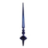 Vickerman M183322S 12" Cobalt Blue Shiny Cupola Finial