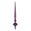 Vickerman M183334G 12" Lilac Glitter Cupola Finial