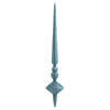 Vickerman M183329G 12" Periwinkle Glitter Cupola Finial