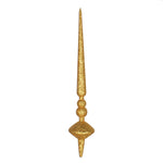 Vickerman M183330G 12" Antique Gold Glitter Cupola Finial