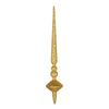 Vickerman M183337G 12" Honey Gold Glitter Cupola Finial