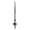 Vickerman M183338S 12" Champagne Shiny Cupola Finial Ornament Pack Of 3