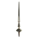 Vickerman M183338S 12" Champagne Shiny Cupola Finial Ornament Pack Of 3