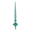 Vickerman M183342G 12" Teal Glitter Cupola Finial