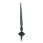 Vickerman M183362G 12" Sea Blue Glitter Cupola Finial