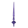 Vickerman M183366G 12" Purple Glitter Cupola Finial