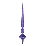 Vickerman M183366G 12" Purple Glitter Cupola Finial