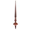 Vickerman M183371S 12" Coral Shiny Cupola Finial