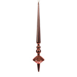 Vickerman M183371S 12" Coral Shiny Cupola Finial