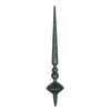 Vickerman M183374G 12" Midnight Green Glitter Cupola Finial