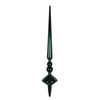 Vickerman M183374S 12" Midnight Green Shiny Cupola Finial