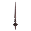 Vickerman M183375G 12" Chocolate Glitter Cupola Finial