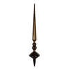 Vickerman M183375S 12" Chocolate Shiny Cupola Finial