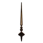 Vickerman M183375S 12" Chocolate Shiny Cupola Finial