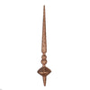 Vickerman M183376G 12" Mocha Glitter Cupola Finial
