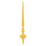 Vickerman M183378G 12" Yellow Glitter Cupola Finial