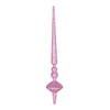 Vickerman M183379G 12" Pink Glitter Cupola Finial