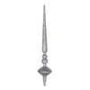 Vickerman M183387G 12" Pewter Glitter Cupola Finial