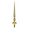Vickerman M183408S 18" Gold Shiny Cupola Finial Ornament Pack Of 2