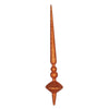 Vickerman M183418G 18" Burnished Orange Glitter Cupola Finial