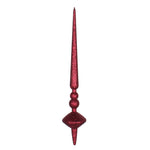 Vickerman M183419G 18" Wine Glitter Cupola Finial