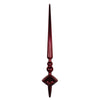 Vickerman M183419S 18" Wine Shiny Cupola Finial