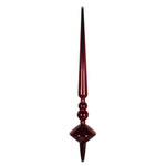 Vickerman M183419S 18" Wine Shiny Cupola Finial
