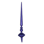 Vickerman M183422G 18" Cobalt Blue Glitter Cupola Finial