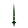 Vickerman M183424S 18" Emerald Shiny Cupola Finial