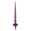 Vickerman M183426G 18" Plum Glitter Cupola Finial