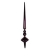Vickerman M183426S 18" Plum Shiny Cupola Finial