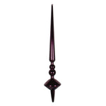 Vickerman M183426S 18" Plum Shiny Cupola Finial