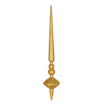 Vickerman M183430G 18" Antique Gold Glitter Cupola Finial