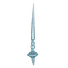 Vickerman M183432G 18" Baby Blue Glitter Cupola Finial