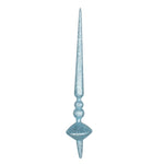 Vickerman M183432G 18" Baby Blue Glitter Cupola Finial