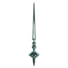 Vickerman M183432S 18" Baby Blue Shiny Cupola Finial